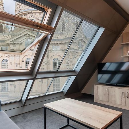 Familienapartment Mit Panoramablick Zur Frauenkirche Дрезден Екстер'єр фото