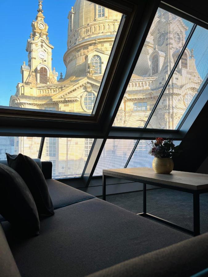 Familienapartment Mit Panoramablick Zur Frauenkirche Дрезден Екстер'єр фото
