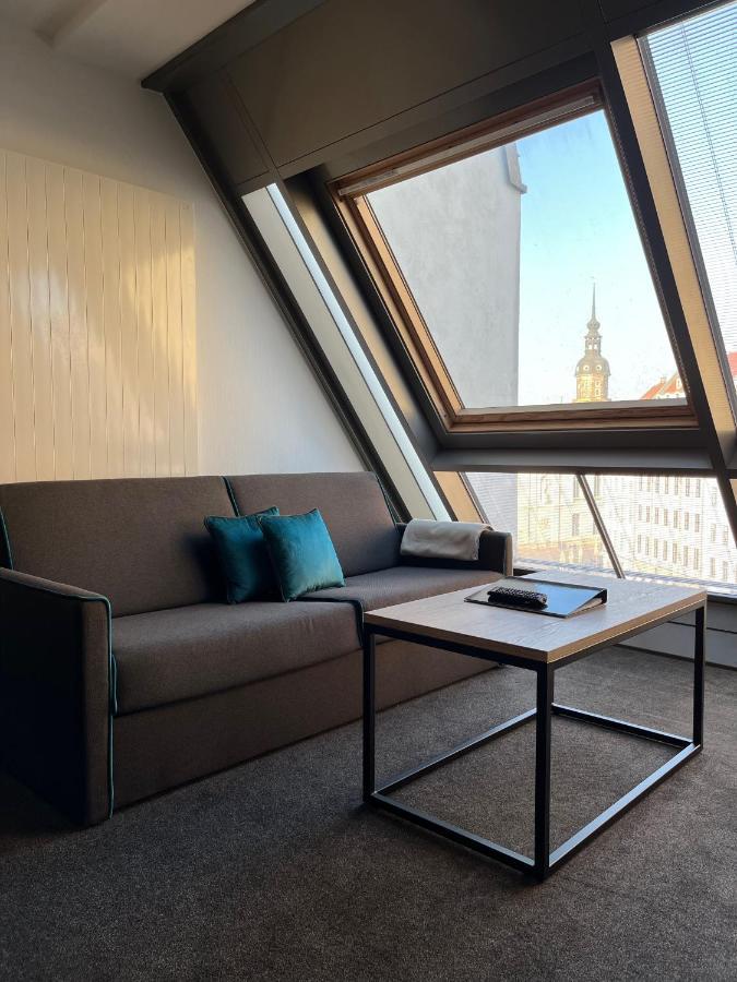 Familienapartment Mit Panoramablick Zur Frauenkirche Дрезден Екстер'єр фото