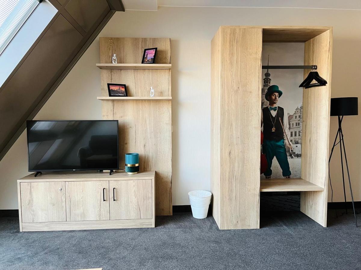 Familienapartment Mit Panoramablick Zur Frauenkirche Дрезден Екстер'єр фото